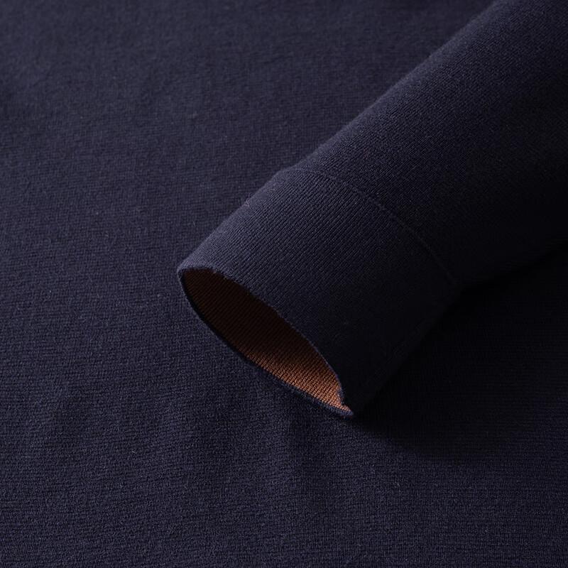 Dibinzhe Men's Plus Size Round Neck Knit Sweater