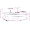3130912 vidaXL Divan Bed with Mattress Pink 160x200 Cm Velvet