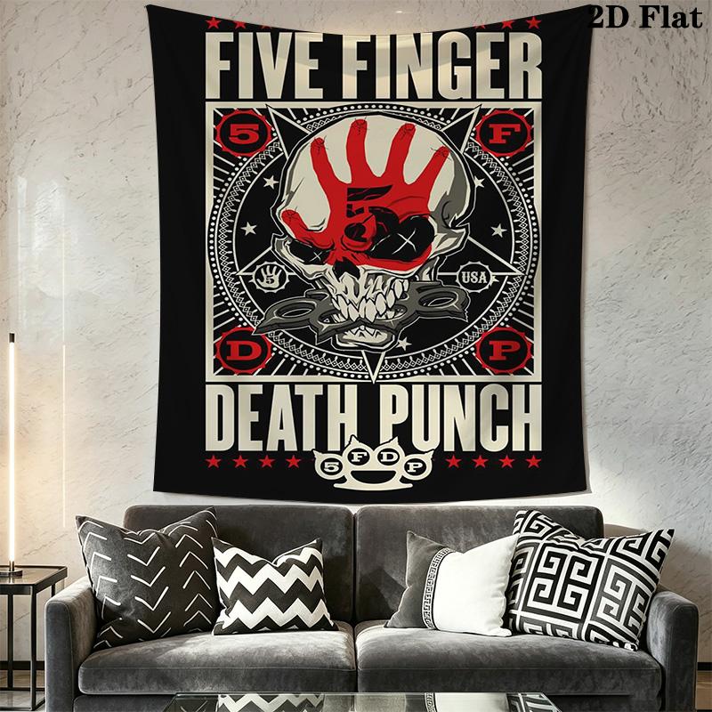 Five Finger Death Punch Pattern Home Decor Tapestry, Wall Hanging, Decorative RV Wall Cloth.SGT0917508