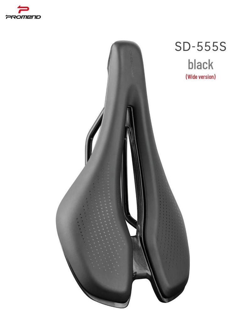 Breathable Hollow Ventilation Bicycle Seat Cushion - Comfortable Road Bike Saddle with Integrated Vacuum Bottom Shell Cycling Accessory
