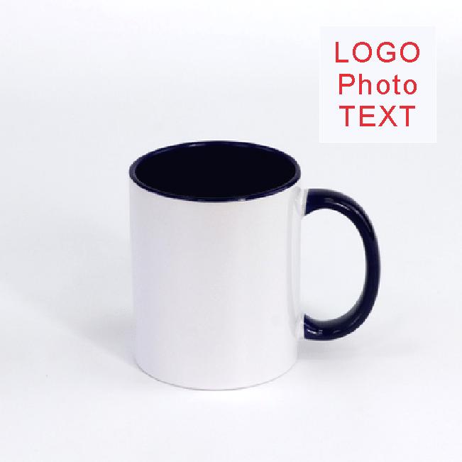 350ML Color Inside Ceramic Cup DIY photo Ceramic mug LOGO Customize Picture gift