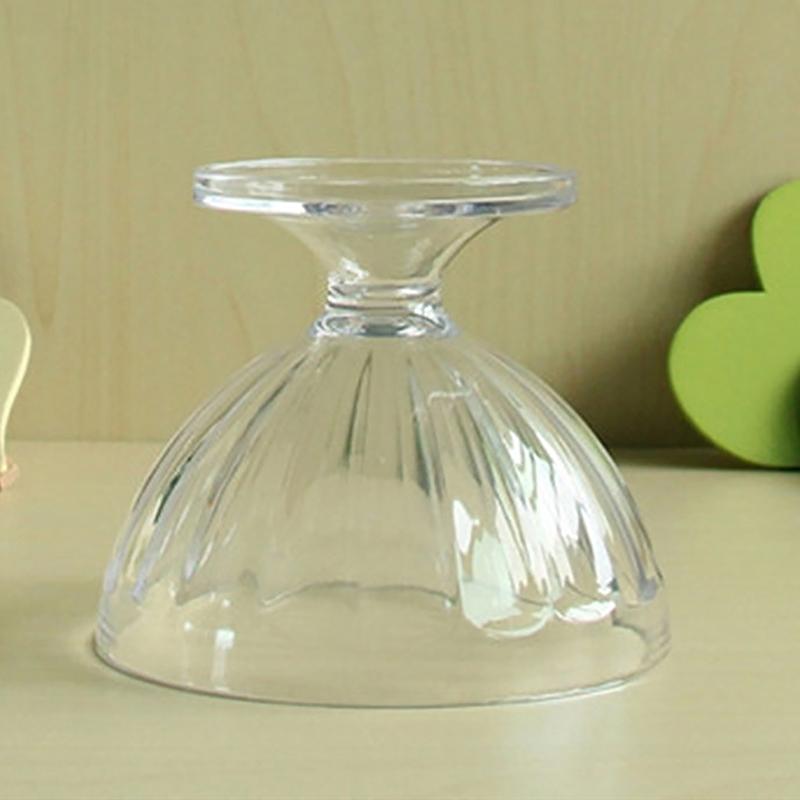 250 ml salátová mísa pro dezertní mlýnek Skleněný pohár s protřepávacím sklem Embosovaný pohár na zmrzlinu