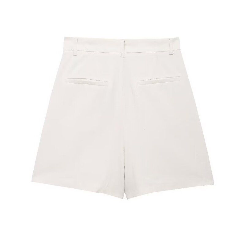 Fashion Style 2024 Summer New Arrival Women's Clothing Elegant Versatile Split Vest Jacket High Waist Shorts 5320767