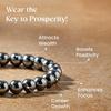 Astrotalk Karz Mukti Bracelet | Wealth & Prosperity | Original Silver Hematite | Good Fortune & Protection | Astrology B