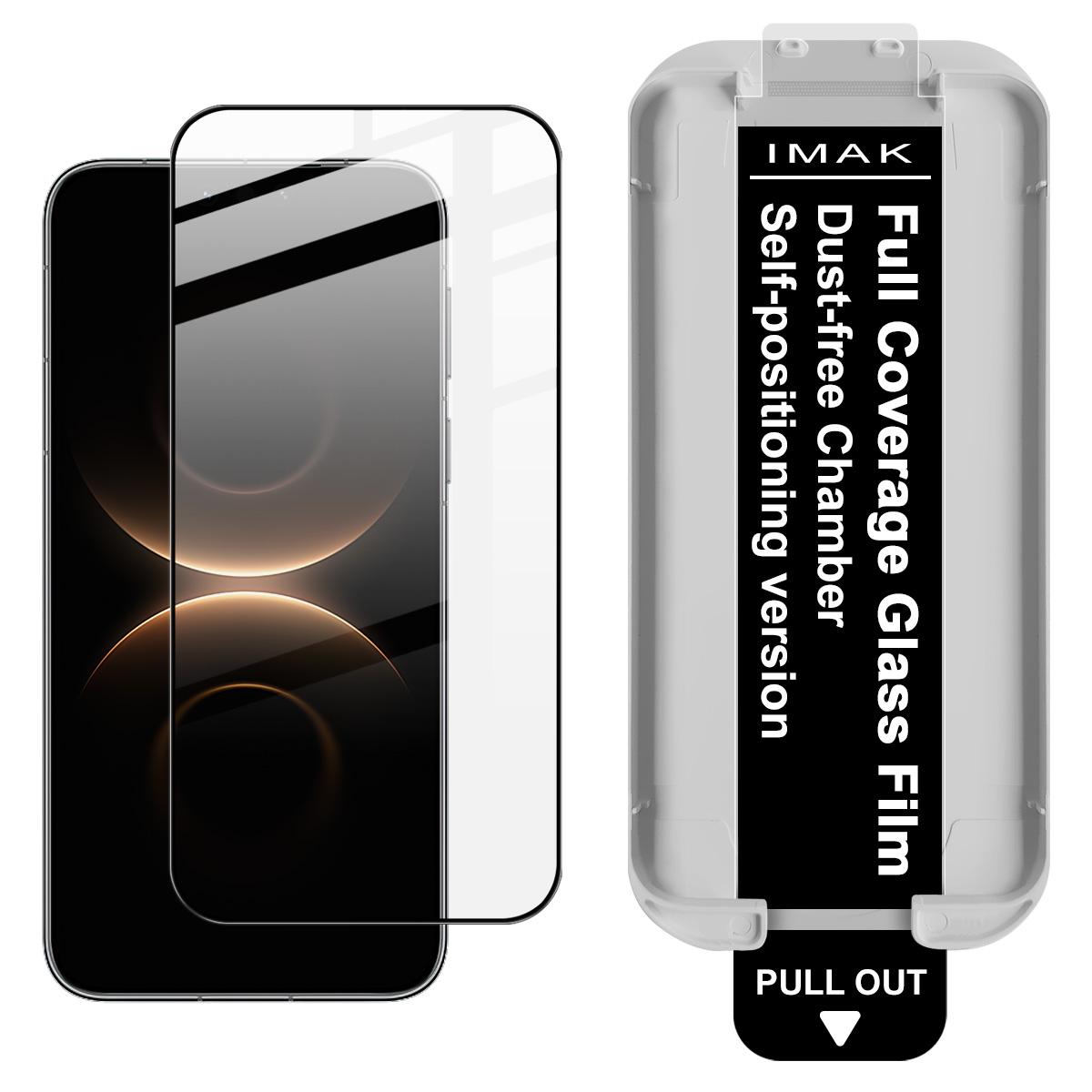 

For Huawei Mate 80 Pro Max RS Glass IMAK Dust-free Cabin Full-screen Tempered Glass Film Supports Fingerprint Unlock Huawei Mate 80 RS