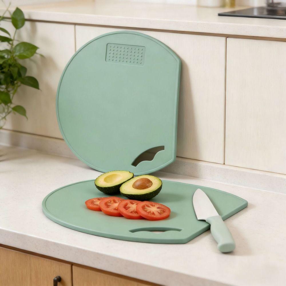 Anti-Bacterial TPU Cutting Board Flexible Non-Slip Cutting Mat Kitchen Chopping Block Kitchen Use