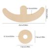 Herbruikbare Siliconen Gel Onzichtbare Stickers Cirkelvormige Boog Borst Onzichtbare Concealer Litteken Herstel Patch Tattoo Oneffenheid Verbergtape
