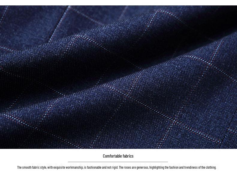 Middle-Aged Men's Spring/Autumn Business Casual Single Jacket Suit
