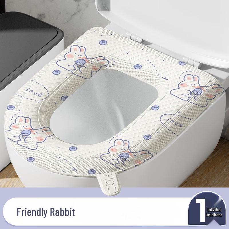 Washable Silicone Toilet Seat Cushion