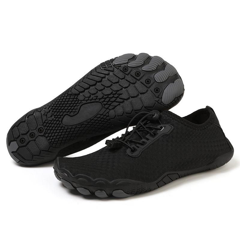 New Outdoor Canyoning Shoes for Couples Beach Swimming Wading Shoes Breathable Fitness Shoes Hiking and Mountaineering Five-Toe Shoes