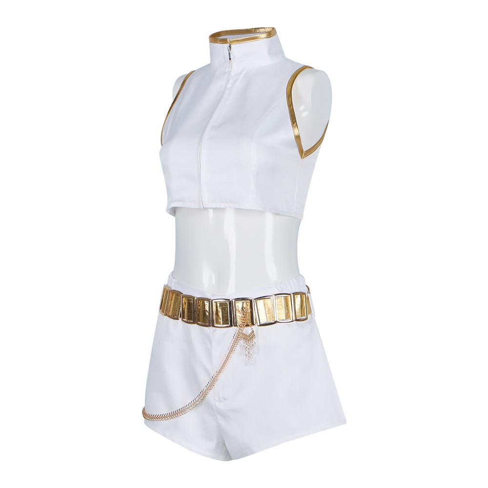 Kpop Demon Hunters Cosplay Costume For Women With Polyester Fabric For Halloween And Stage Performances