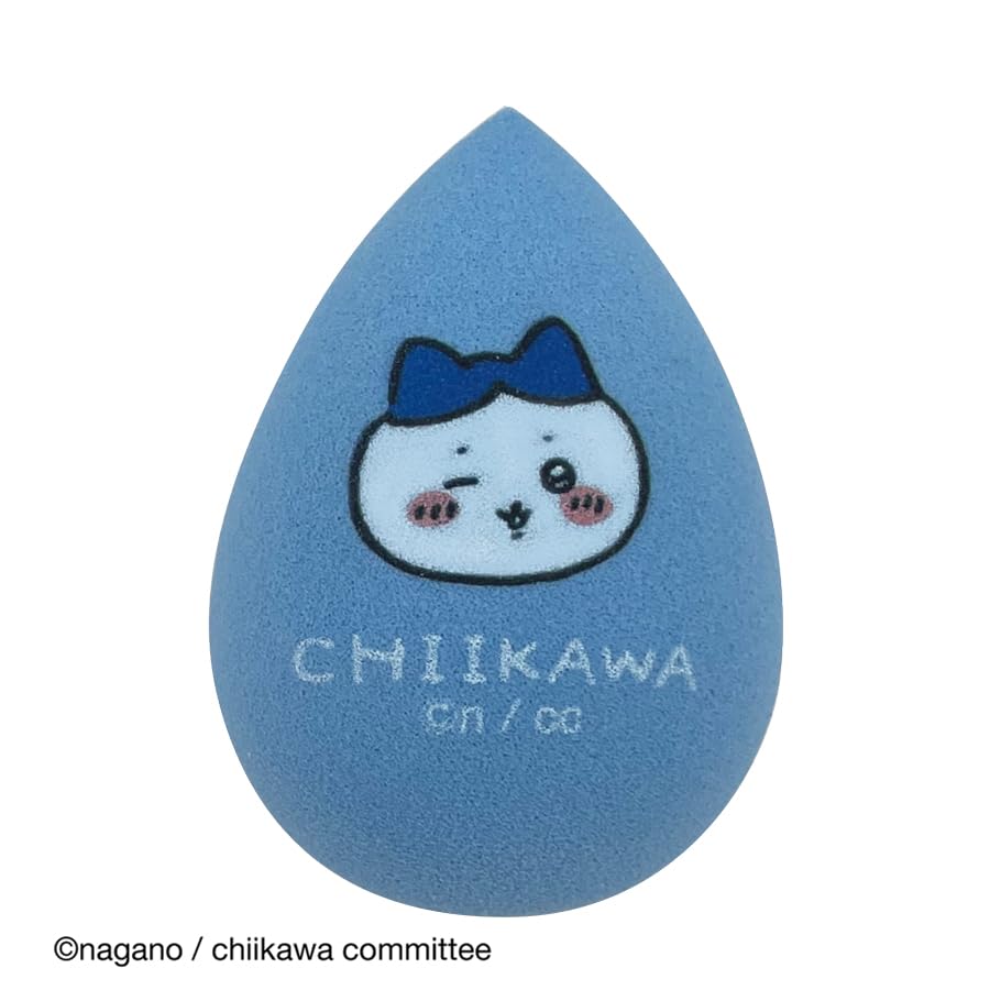 Chiikawa Makeup Sponge with Case CW46277 Chiikawa Cute Affordable Nagano Makeup 3D Sponge Makeup Foundation Liquid Powder <Hachiware>