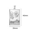 Dawapara Pentacles Tarot Card Pendant for Necklace Stainless Steel Golden Black Jewelry Accessories Charms Pendants
