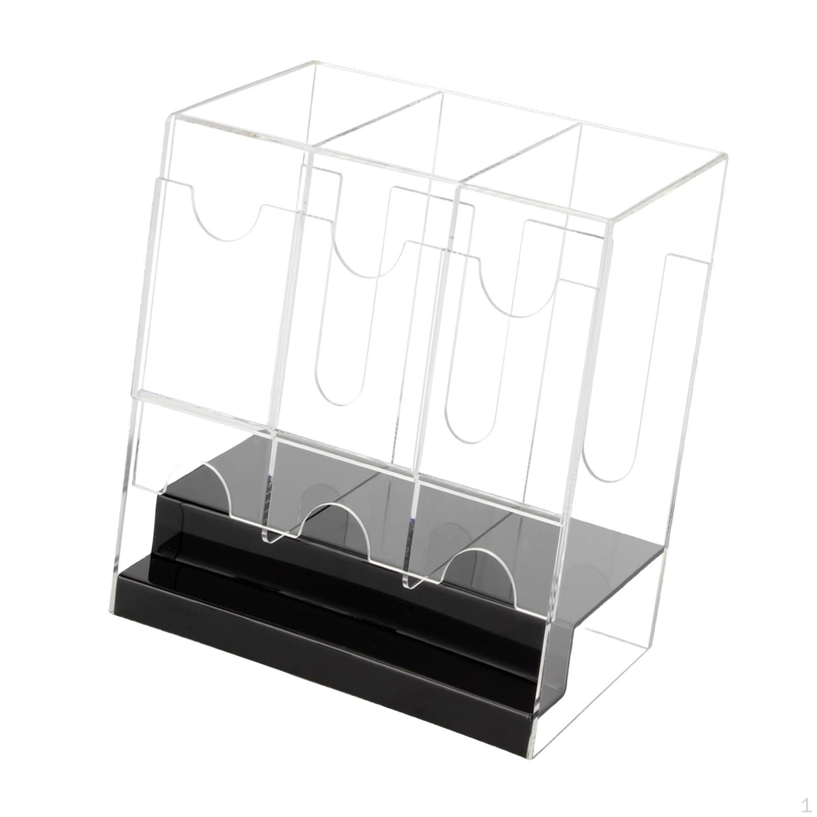 

Прозрачный премиальный органайзер-диспенсер для бустерных пакетов с базовой картой Black Base