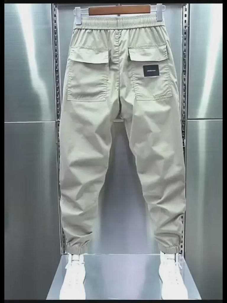 2023 Trendige Herren Cropped Freizeithose: Vielseitige Sportbekleidung für Frühling & Herbst