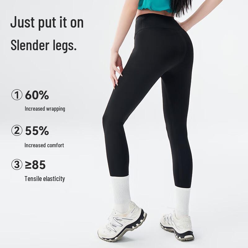 MiiOW Women's "Naked Feel" High-Waist Shark Leggings