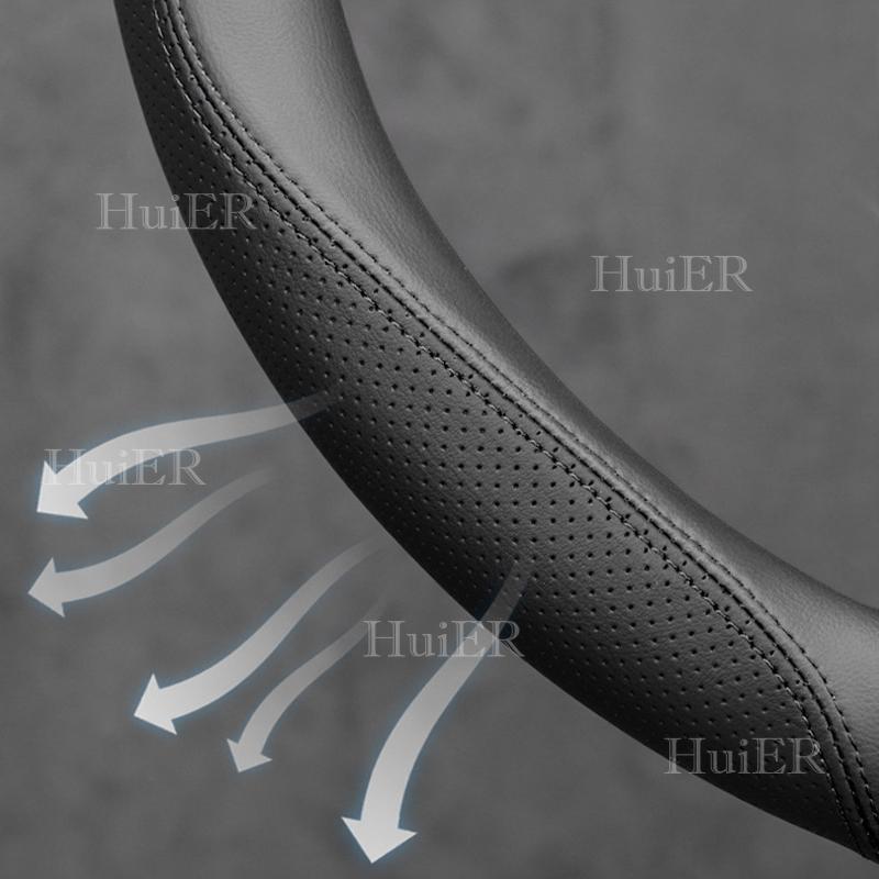 Neuer Runder Auto-Lenkradbezug Für Toyota bZ7 BZ7 2025 2026 Ultradünnes Leder Kratzfest Rutschfest Innenzubehör