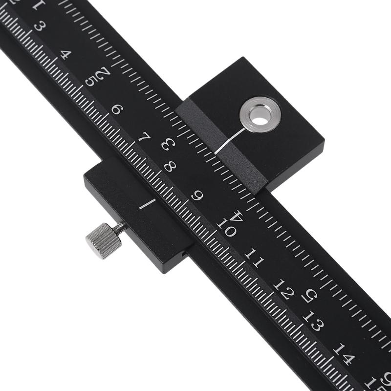 Cabinet Hardware Adjustable Punch Locator Woodworking Drilling Template Drill Guide for Installing Handle on Door Drawer