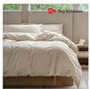 Meiji Nishikawa Minimalistische Streep Katoen Linnen 4-delige Bedset met YKK Rits