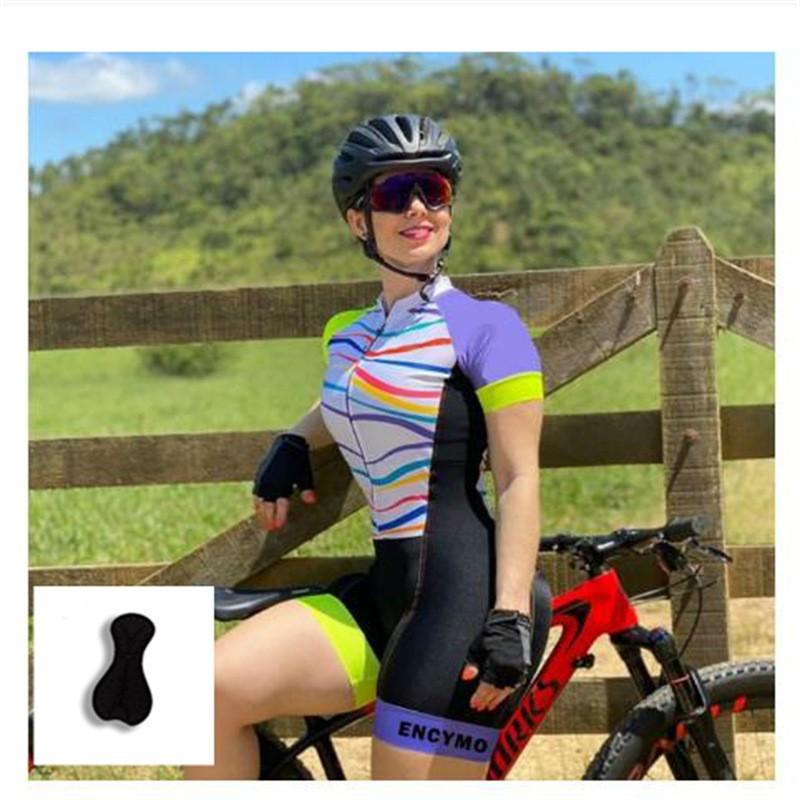 

Road Bicycle One-piece Riding Suit Women s Mountain Cycling Sports Short-sleeve Breathable 4XL