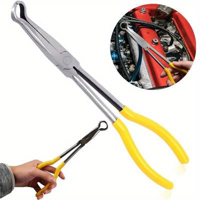 11 Inch Car Spark Plug Wire Removal Clamp Long Nose Cable Clamp Removal Tool Angle Pull Remover Car Repair Tool