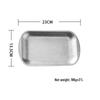 ZISIZ 304 Stainless Steel Rectangular Serving Dish