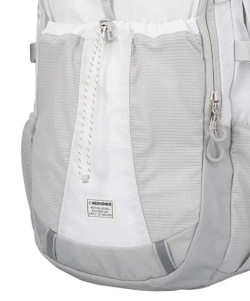 Neikidnis Carabiner Mesh Backpack Ripstop White