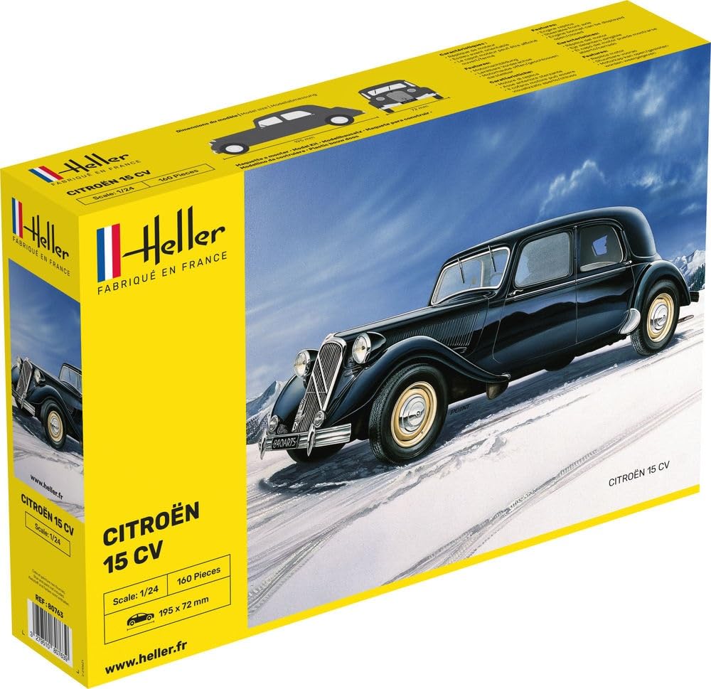 

Platz Herre Citroen 15CV Plastic Model HE80763 1/24 (Car)