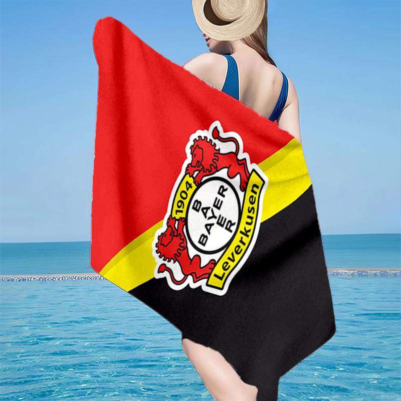Fußballverein Wappen Löwe Strandtuch, Superweiche Mikrofaser, Geschenk für Sie/Ihn, Geburtstag, für Pool, Strand, Reisen, Heimdekoration Fan-Geschenke