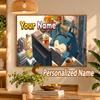 Snorlax Custom Name Diamond Painting Personalized 5D Full Drill DIY Diamond Art Home Decor