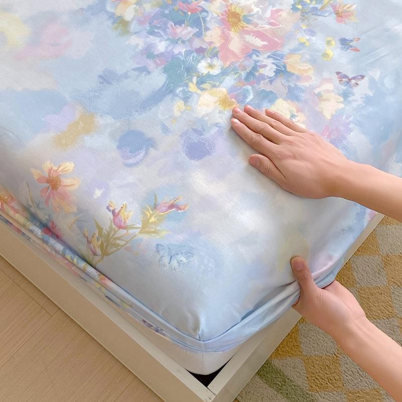100% Cotton Maternal and Infant Grade Pure Cotton Single-piece Mattress Mattress Protective Cover All-inclusive Bed Sheet Washable Protective Cover