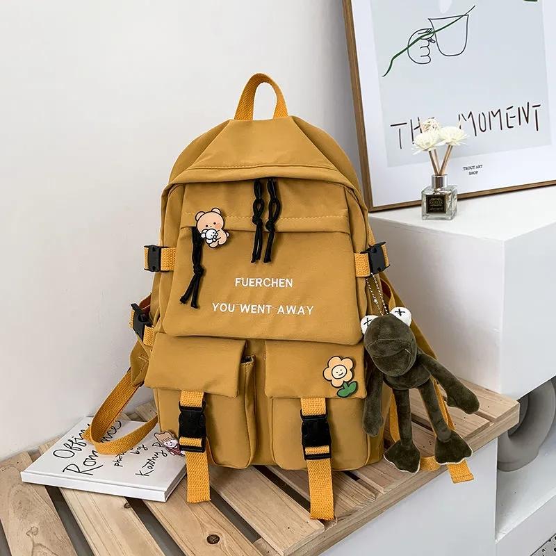 

НОВЫЕ школьные сумки многофункциональные женские рюкзаки для девочек-подростков рюкзак для ноутбука студенческая сумка через плечо школьная сумка в корейском стиле