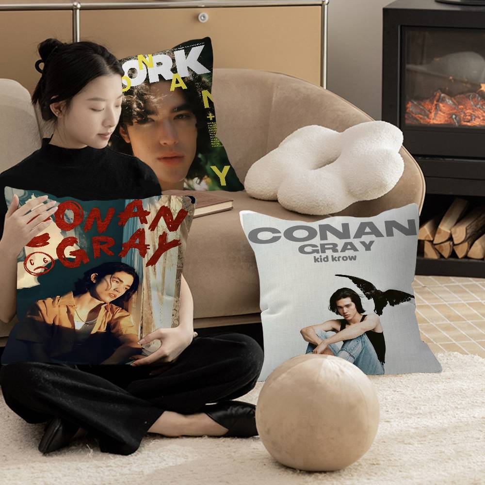 Singer C-Conan Gray Personalized Picture Text Home Decorative Pillows Household Gifts 45X45Cm