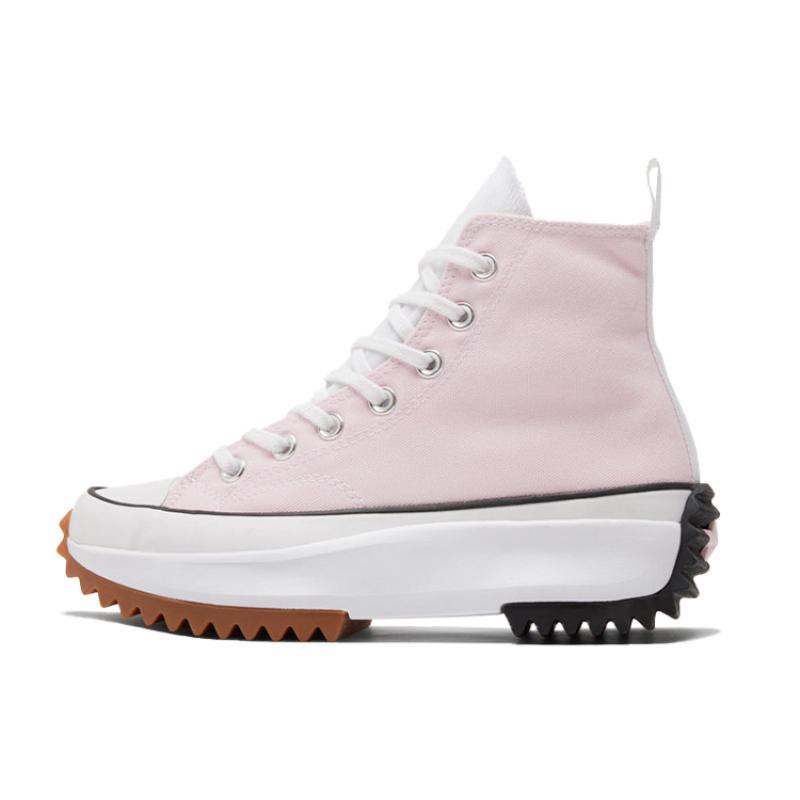 

Converse Run Star Hike Versatile Trendy High-Top Canvas Shoes Unisex Pink 37