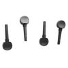 4Pcs Violin Tuning Peg Portable Fine Appearance Wood Violin Peg Replacement Black M00592