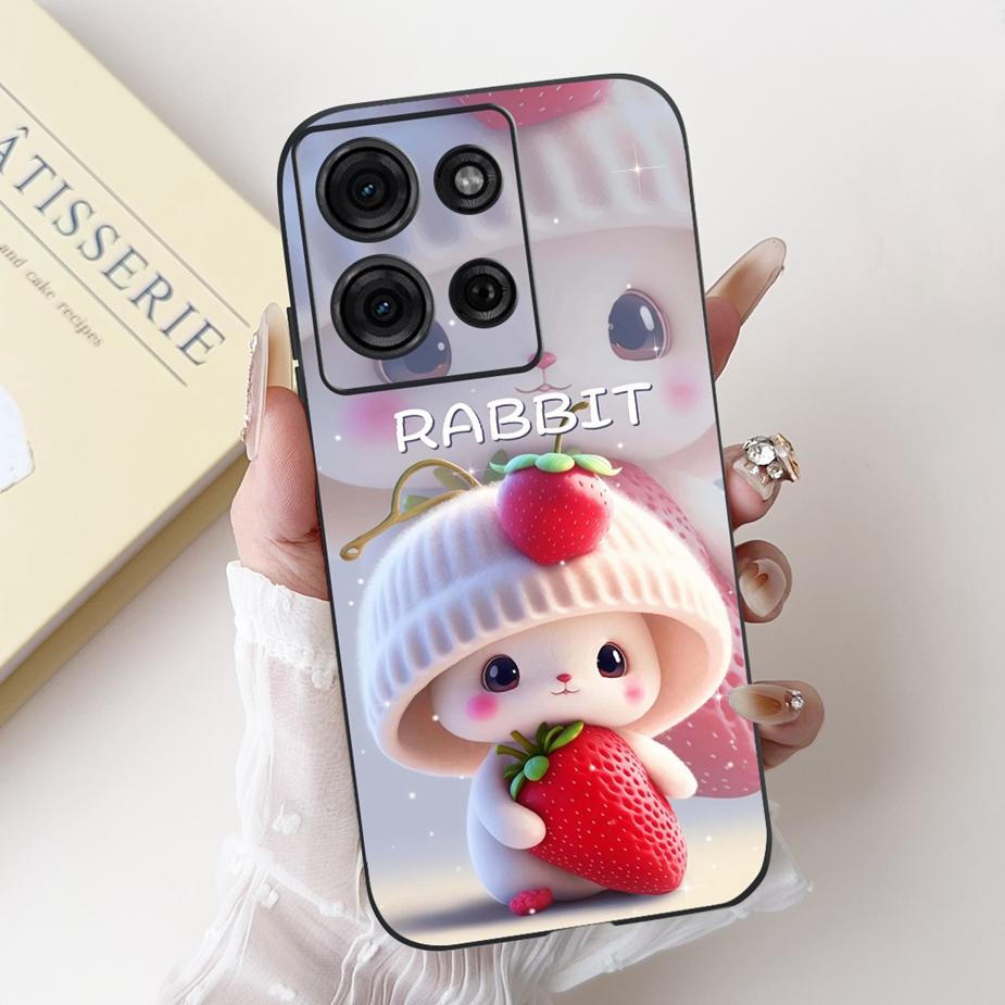 For Motorola Moto G15 Case MotoG75 XT2437-2 New Luxury Candy Painted Cover Soft TPU Phone Cases For Moto G75 G 15 MotoG15 Bumper