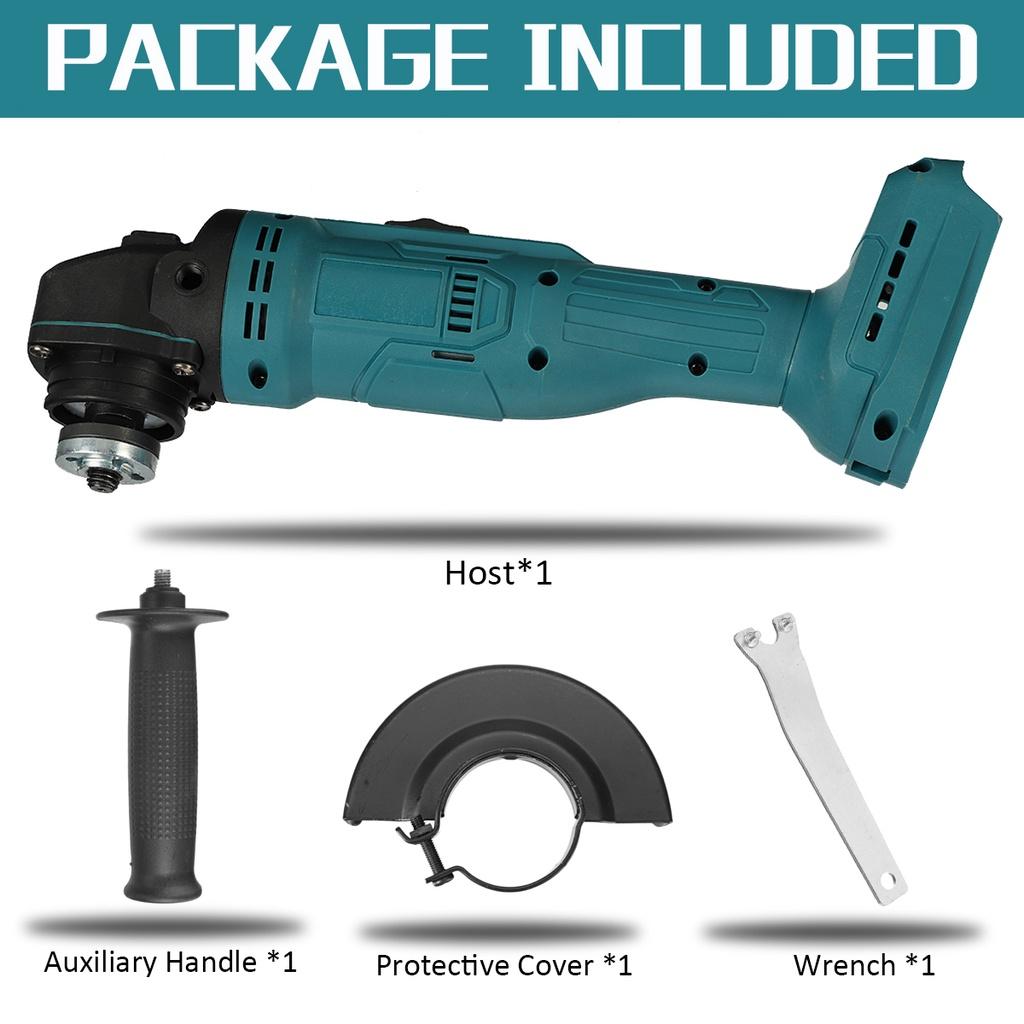 1500W 98VF 18V 100mm With Li-ion Battery Cutting Grinding Machine Tool For Battery Electric Cordless Angle Grinder