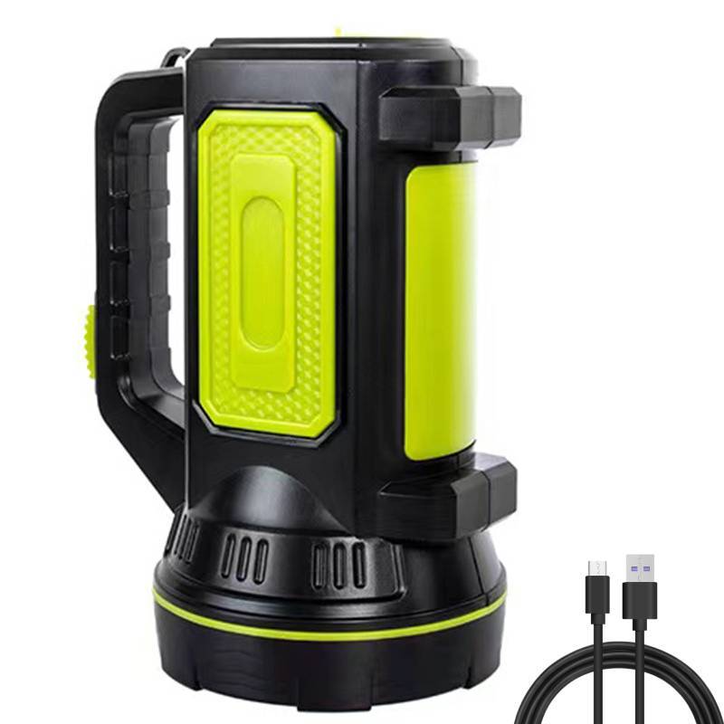 Portable Led Flashlight With Rechargeable Battery For Camping And Outdoor Adventures