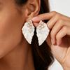 Exaggerated Style Enamel Flower-shaped Earrings for Women, Ear Ornaments