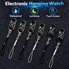 Silent School Clock Waterproof Pendant Keychain Watch Creative Electronic Hanging Watch  Children