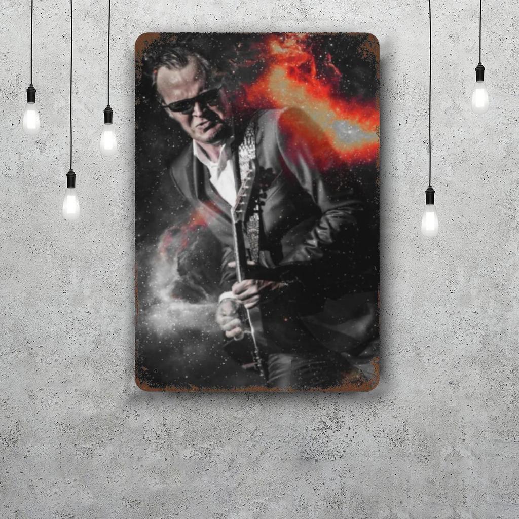 Joe Bonamassa Decorazioni Segnali Metallici Vintage Segnali di Latta Poster del Capitano Decorazione per Bar Pub Club Man Cave Decorazione Murale