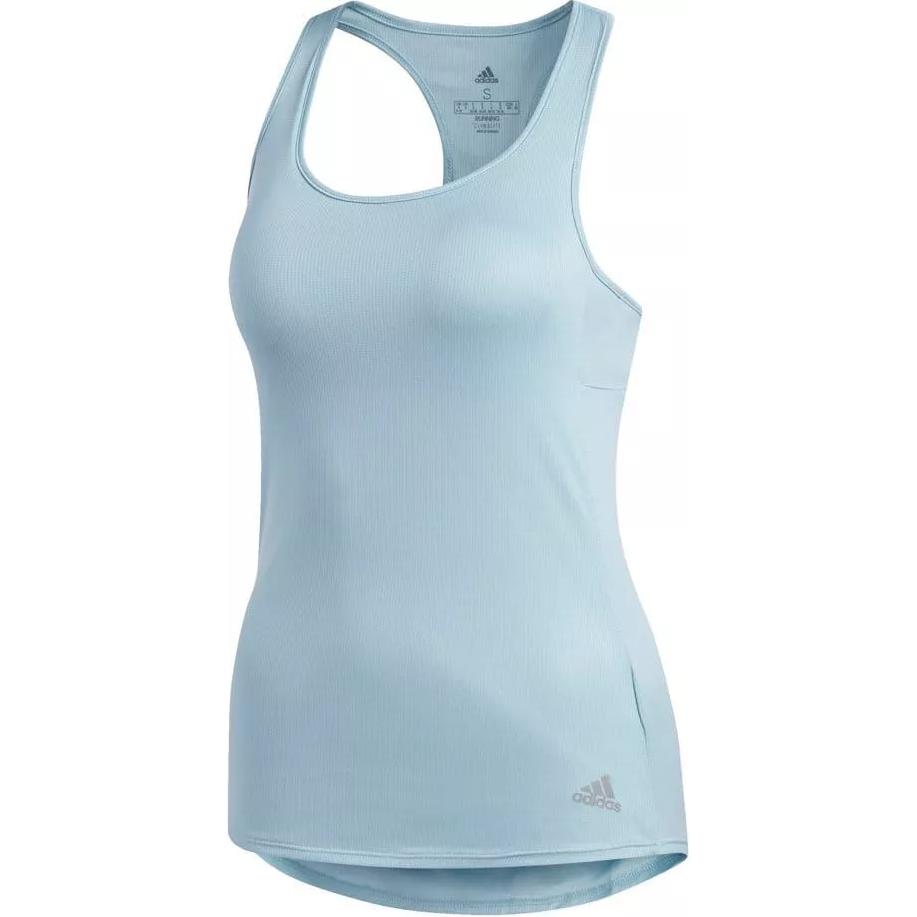 

Adidas Otr Solid Logo Fashion Comfortable Sports Tank Top Women Tops Blue DQ2608 S