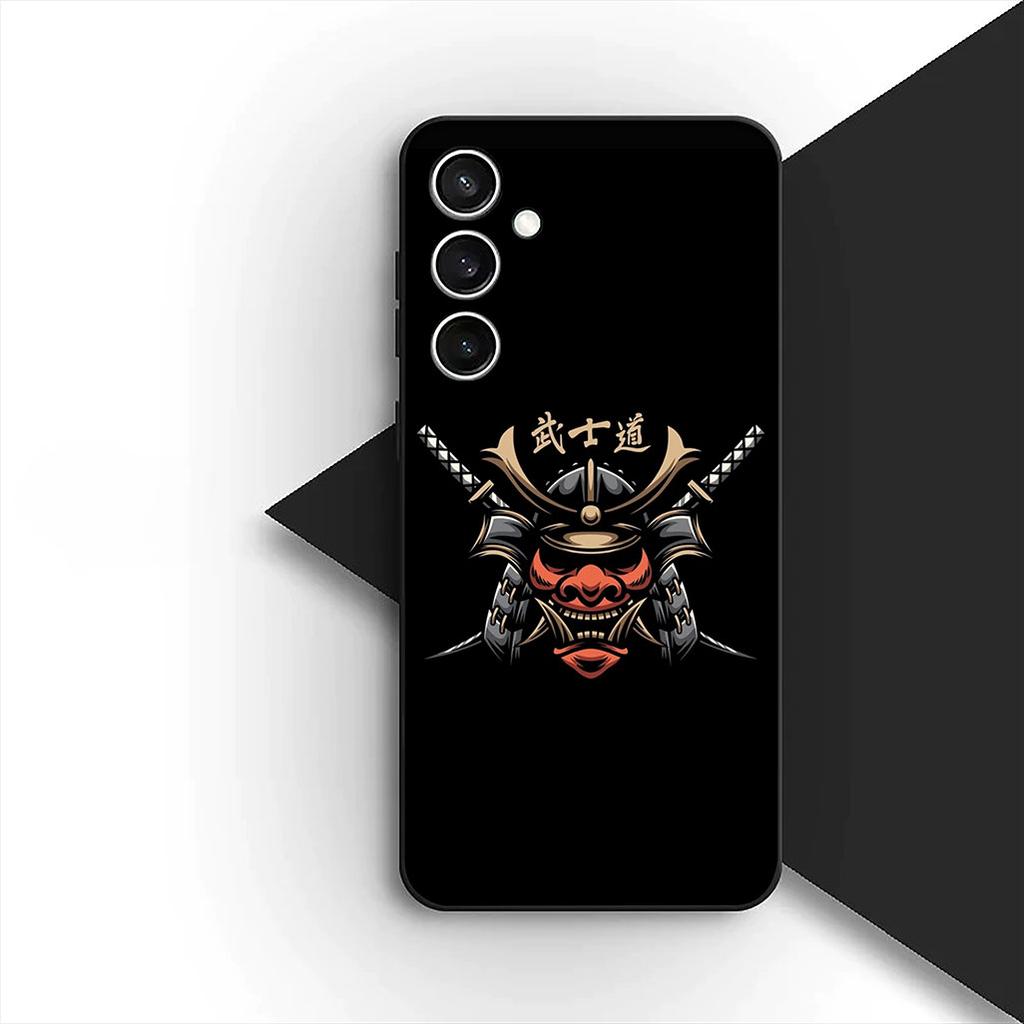Protective Cover for Apple iPhone 17 Pro XS Max Air 6 7 8 Plus 5 + SE 2022 SE2 16E Casing Phone Case Bushido Samurai Yin Yang