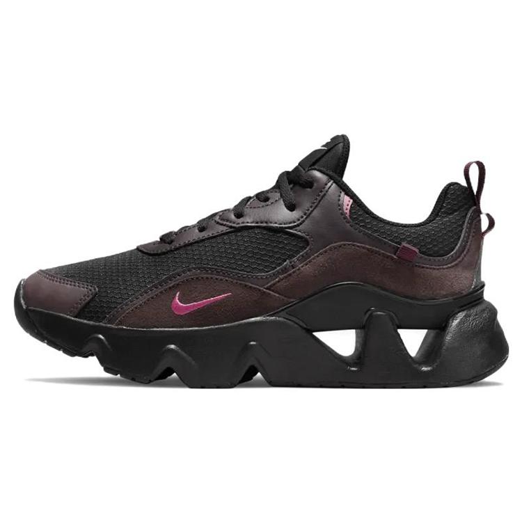 

Nike RYZ 365 2 Leather Cushioning Slip Resistant Breathable Low top Casual Shoes GS Black Red CU4874-004 38