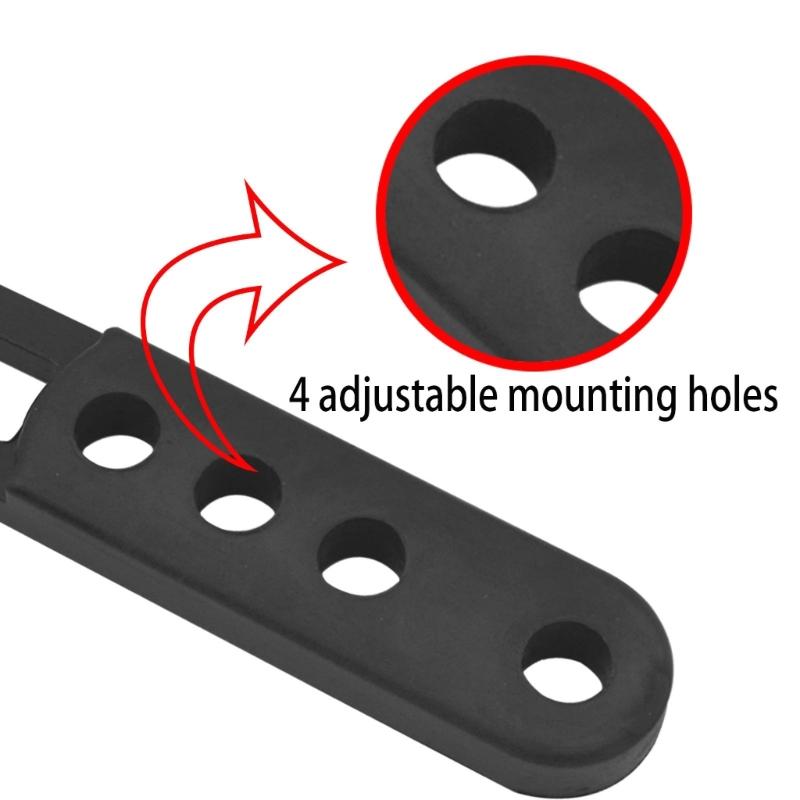 Telescoping Ladder Rubber Strap T Type Buckles With 3 Holes / 4 Holes For Secure Ladder And Boat Accessories