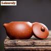 180ML Chinese Authentic Yixing Teapot Famous Handmade Mesh Holes Filter Teapot Xishi Teapots Purple Mud Custom Teaware Gifts