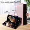 Wallet Phone Case For Samsung Galaxy Z Fold7 Card Holder Stand Shockproof Cloudy  PU Leather Cover For Z Fold 6 5 3 4 Funda