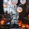 1 Stück Stehender Großer Mumie Folienballon, Horror-Thema Requisiten, Geeignet für Halloween-Party Dekoration, Horror-Thema, Geisterparty