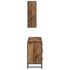 Bathroom Furniture Set with Drawers 2 Pcs Reclaimed Wood Effect Particleboard