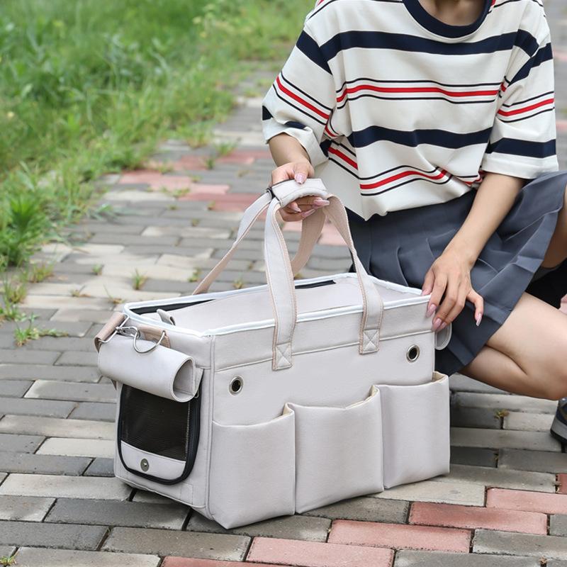Cat Carrier Soft-Sided Pet Travel Carrier For Cats Small Dogs Puppy Comfort Transport Bag Airline Approved Portable Pet Carrier